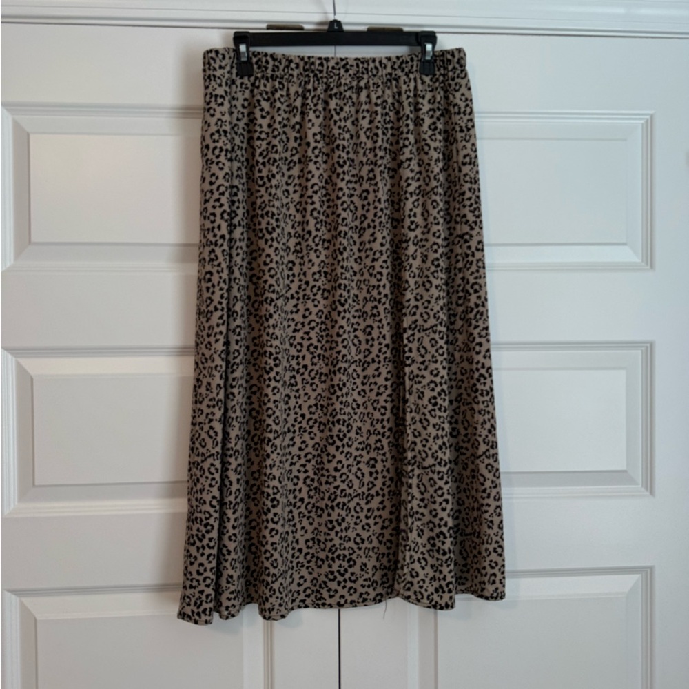 Leopard Print Women's Skirt